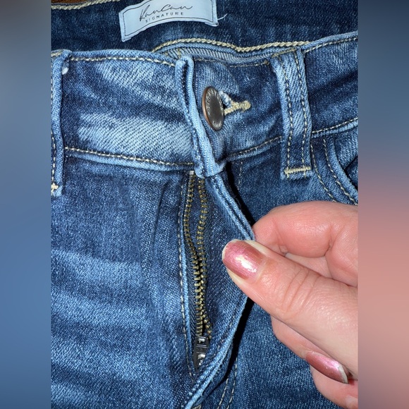 KanCan Signature Low Rise Ankle Skinny Cuffed Jeans women’s sz 28 Erin VBK1647A - Picture 9 of 12